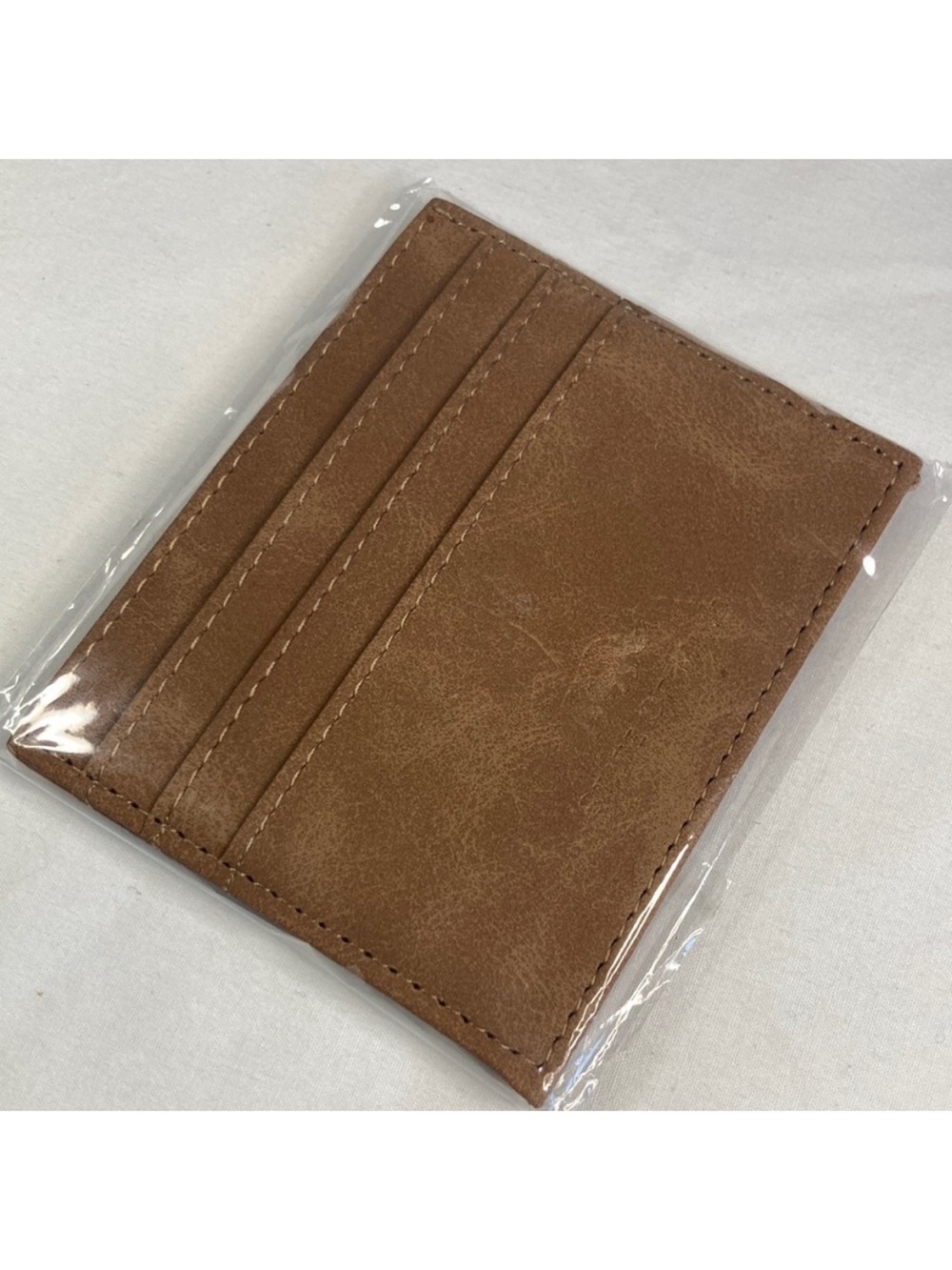 NEW State of Mind Wallet, Brown Vegan Leather